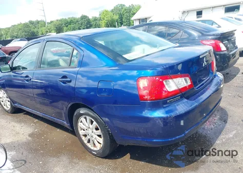 2009 Mitsubishi Galant Es/Sport Edition из США, поврежденный, VIN 4A3AB36F09E028356